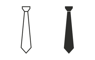 Necktie - vector icon.