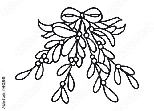 malvorlage mistel zweig Coloring and Malvorlagan