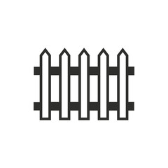 Fence - vector icon.