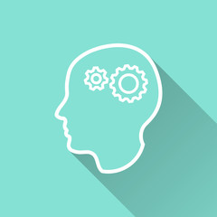 Brain - vector icon.