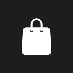 Shopping bag  - vector icon.