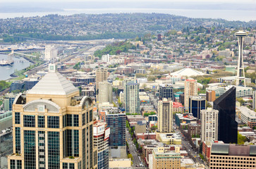 Naklejka premium Seattle Skyline