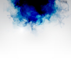 Fototapeta na wymiar Vector blue cloud. 