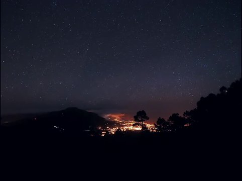 4K Time Lapse Sternenhimmel auf La Palma
