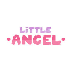 Little angel lettering