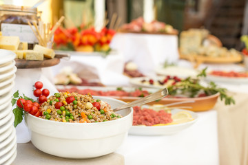 assortment Appetizers and finger food