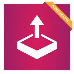 Upload icon for web and mobile.