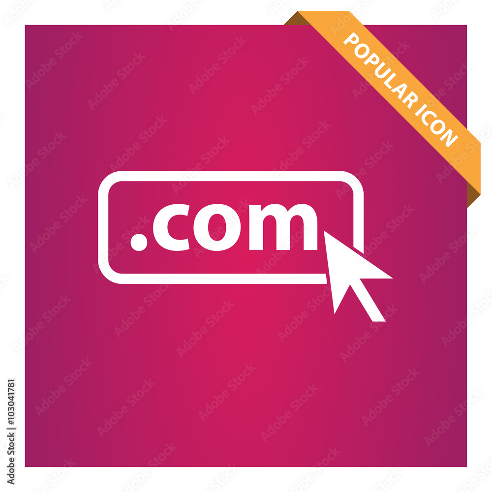 Poster domain com icon