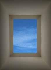 window and clouds