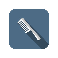 hair comb vector icon