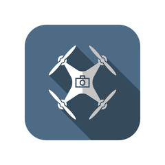 Photo Drone copter vector icon