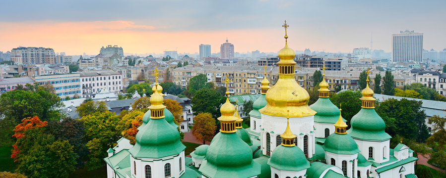 Cupola of St. Sophia Cathedral. Kiev
