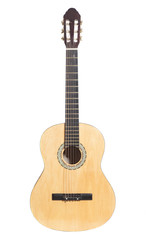 Obraz premium acoustic guitar isolated on white background