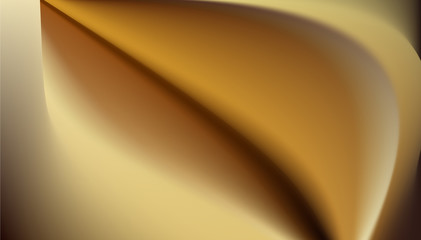 Abstract silken brown background with flowing lines