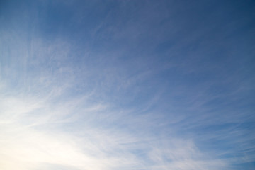 clouds in the sky at dawn Sun