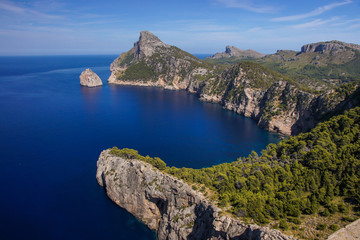 Fototapeta na wymiar Aussichtspunkt Mirador Es Colomer auf Mallorca