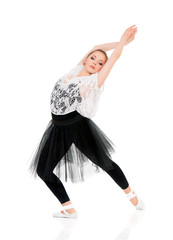 Obraz premium Young beautiful ballet dancer