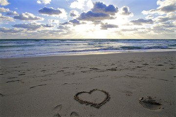 South beach sunrises, valentine's day