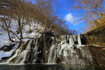冬の葛丸渓流　　一の滝