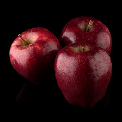 Fresh red apples