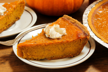 Pumpkin Pie fall  dessert for thanksgiving