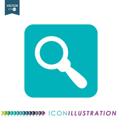 Magnifying glass icon design 