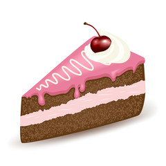 Pink Glaze Cake 