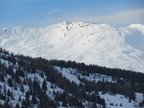 Belle neige en Maurienne