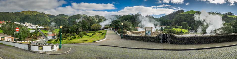 Furnas town panorama