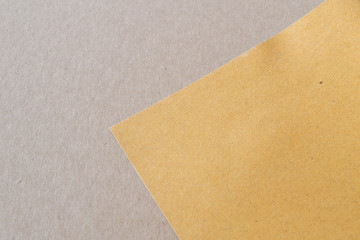 Sheet of brown paper