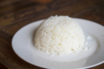 Cooked rice