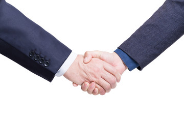 businessmen shake hands