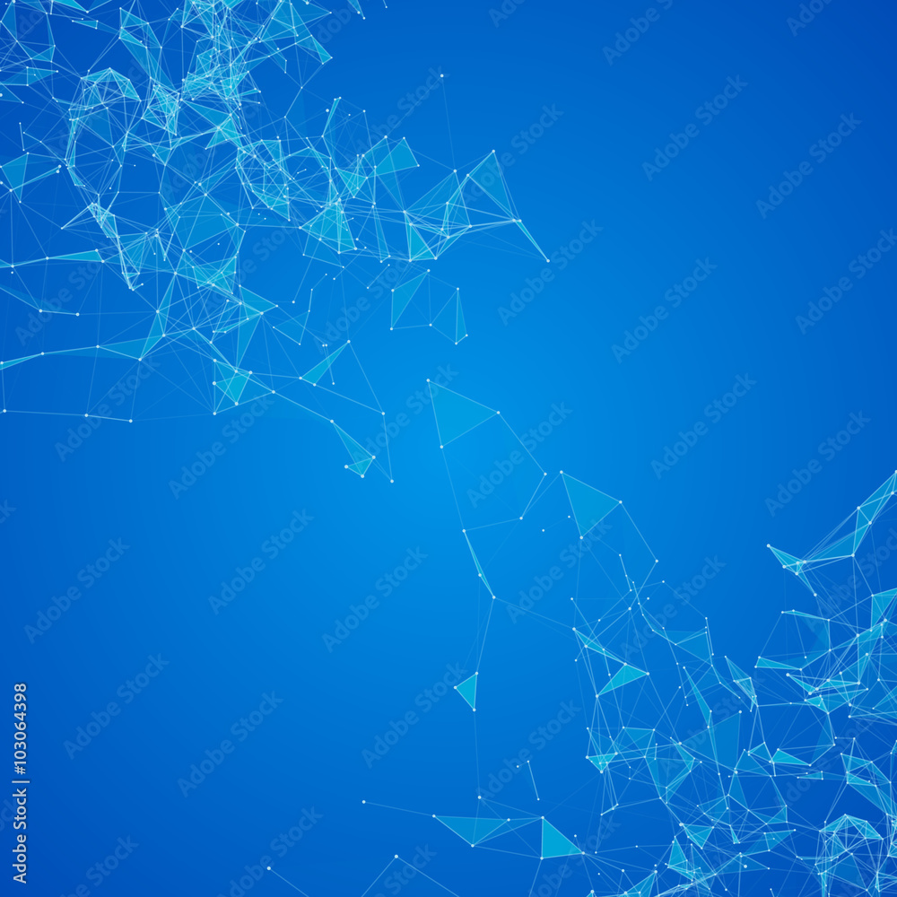 Poster Abstract background with dotted grid