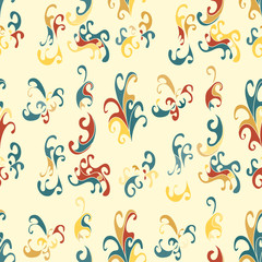 abstract flower pattern