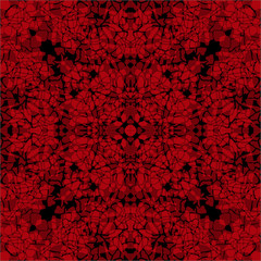 red pattern