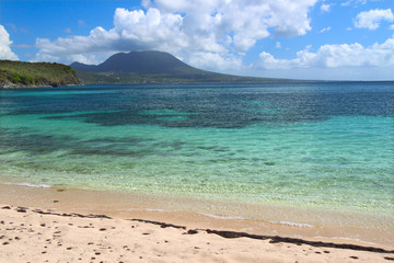 Fototapeta na wymiar Saint Kitts Beach Landscape