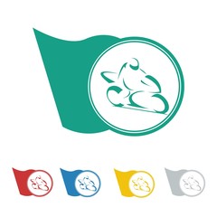 moto logo icon Vector