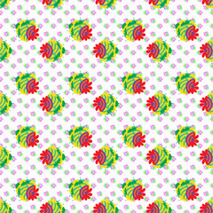 strawberry Seamless vector pattern