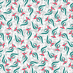 flower petals grunge effect Abstract colored seamless pattern vector background