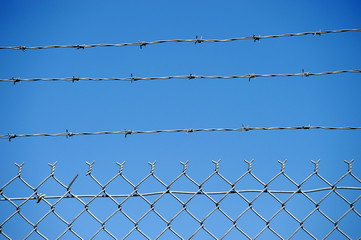 chain link fence background