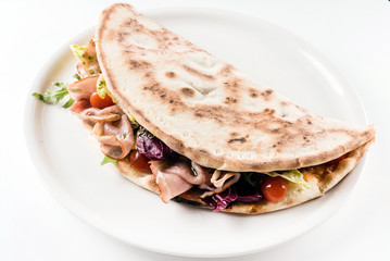 sandwich pizza