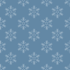 seamless snowflake pattern
