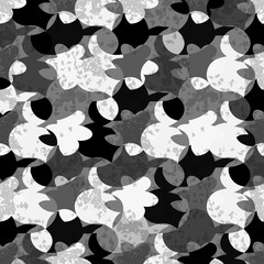 abstract objects in a classic style grunge effect vector illustration