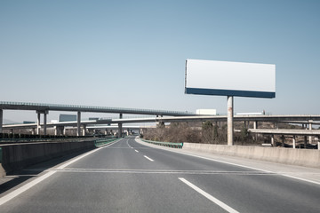 highway billboard - obrazy, fototapety, plakaty