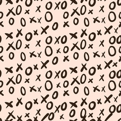 seamless xo pattern