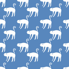 seamless monkey pattern