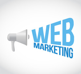 web marketing megaphone message
