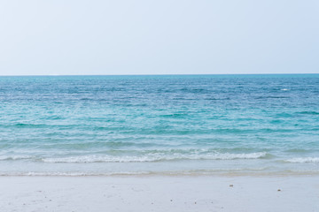 Fototapeta na wymiar view of blue sea