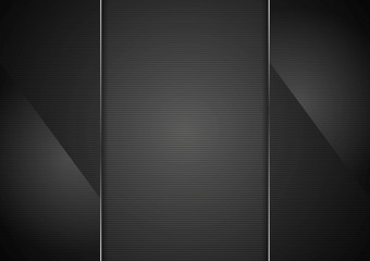 Black glass abstract background