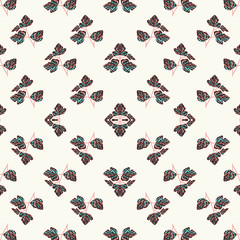 beautiful colored leaves of the trees on a light background vector illustration